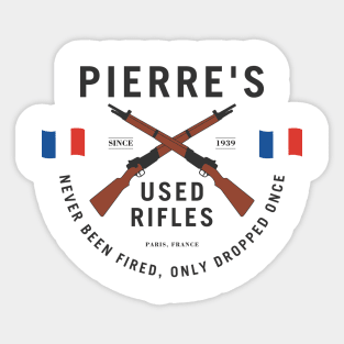 Pierre's Used Rifles Sticker